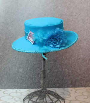Blue-Hat-with-Blue-Flower
